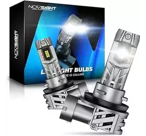LED-лампи для автомобільних фар H11 20000 LM 6500 K 90W Novsight